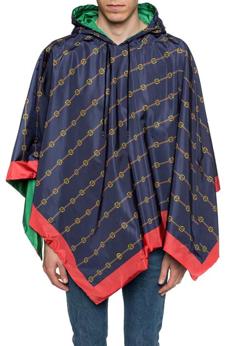 gucci mens windbreaker|gucci poncho men.